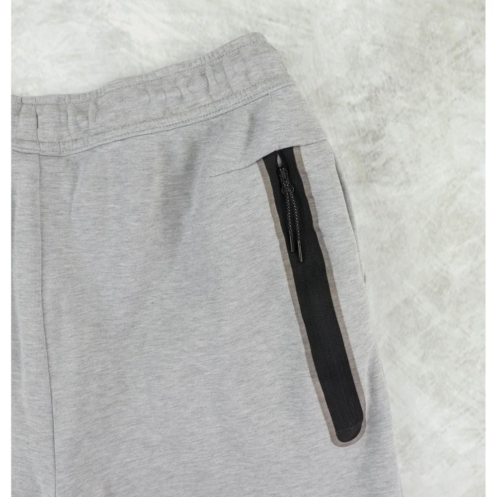 Nike Tech Fleece Joggers Mens Large Heather Gray Sweatpants CU4495-063 READ
